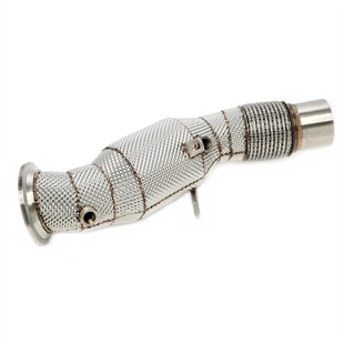 TA-Technix downpipe med värmeskydd och katalysator till BMW 1-serie F20, F21