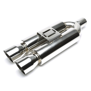 TA Technix Sportbakre Ljuddämpare I Rostfritt Stål (OUTLET)