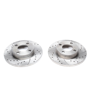 TA Technix Sport Bromsskivesats, Framaxel Audi 80 Typ 89, 89Q, 8A, B3