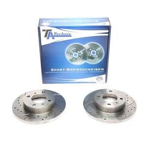 TA Technix Sport Bromsskivesats, Framaxel Mitsubishi Lancer V (CB/D_A)