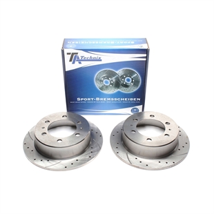 TA Technix Sport Bromsskivesats, Bakaxel Ssangyong Korando (KJ)