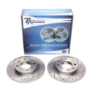 TA Technix Sport Bromsskivesats, Bakaxel Peugeot 405 I (15B)