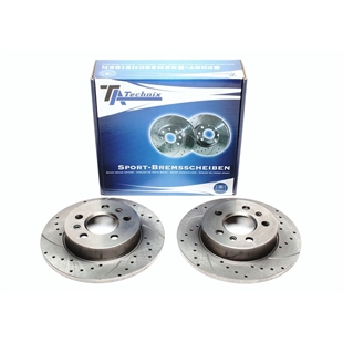 TA Technix Sport Bromsskivesats, Bakaxel Renault Laguna I (B56_, 556_)