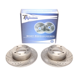 TA Technix Sport Bromsskivesats, Bakaxel Saab 90