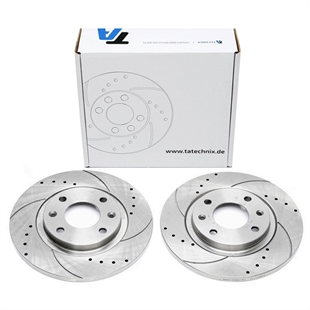 TA Technix Sport Bromsskivesats, Framaxel Peugeot 301