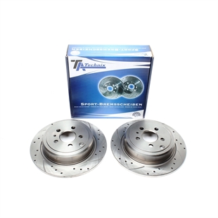 TA Technix Sport Bromsskivesats, Bakaxel Peugeot 806 (221)