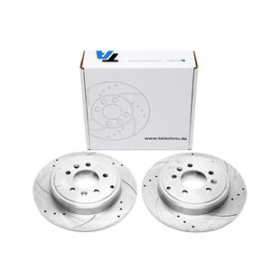 TA Technix Sport Bromsskivesats, Bakaxel Peugeot 607 (9D, 9U)