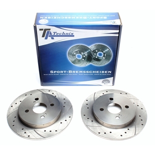 TA Technix Sport Bromsskivesats, Bakaxel Toyota IQ Typ (AJ1)