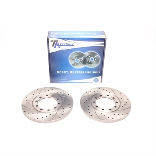 TA Technix Sport Bromsskivesats, Bakaxel Ford Transit Box