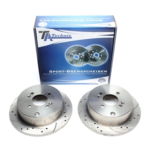 TA Technix Sport Bromsskivesats, Bakaxel Hyundai Accent III (MC)