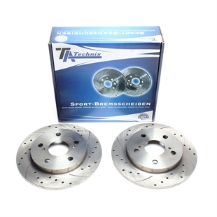 TA Technix Sport Bromsskivesats, Bakaxel Toyota Auris (E15)