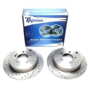 TA Technix Sport Bromsskivesats, Framaxel Citroën C8 (EA_, EB_)