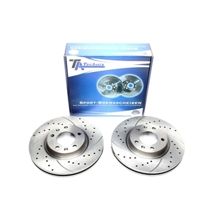 TA Technix Sport Bromsskivesats, Framaxel Peugeot 407 (6D_)