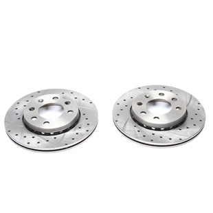 TA Technix Sport Bromsskivesats, Framaxel VW Lupo Typ 6X1, 6E1