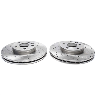 TA Technix Sport Bromsskivesats, Framaxel VW Transporter T4 Bus Typ 70XB, 70XC, 7DB, 7DW