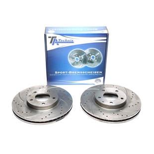 TA Technix Sport Bromsskivesats, Framaxel Mazda MPV II (LW)