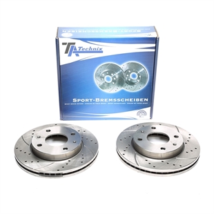 TA Technix Sport Bromsskivesats, Framaxel Hyundai Elantra (XD)