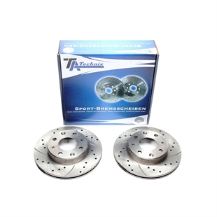 TA Technix Sport Bromsskivesats, Framaxel Honda Civic V Hatchback (EG)