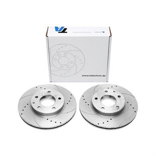 TA Technix Sport Bromsskivesats, Framaxel Mazda 323F V (BA)