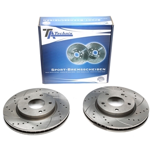 TA Technix Sport Bromsskivesats, Framaxel Mitsubishi Lancer Notchback (CS_A, CT0)