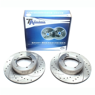 TA Technix Sport Bromsskivesats, Framaxel VW Taro