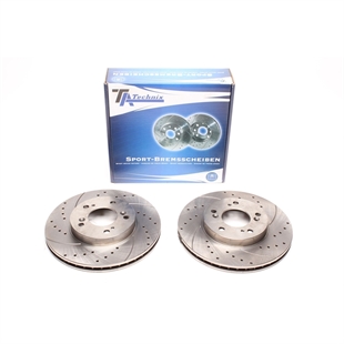 TA Technix Sport Bromsskivesats, Framaxel Honda CR-V I (RD)