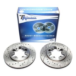 TA Technix Sport Bromsskivesats, Framaxel  Nissan Urvan Bus (E24)