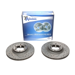 TA Technix Sport Bromsskivesats, Framaxel Mitsubishi Pajero I (L04_G, L14_G)