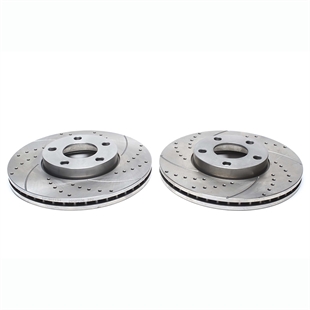 TA Technix Sport Bromsskivesats, Framaxel VW Passat Typ 3B2