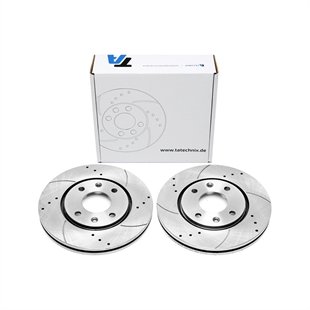TA Technix Sport Bromsskivesats, Framaxel Peugeot 406 (8B)