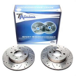 TA Technix Sport Bromsskivesats, Framaxel Suzuki Baleno (EG)