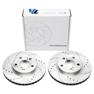 TA Technix Sport Bromsskivesats, Framaxel Toyota Carina E (_T19_)