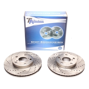TA Technix Sport Bromsskivesats, Framaxel Toyota RAV4 II