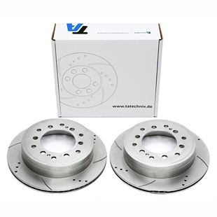 TA Technix Sport Bromsskivesats, Bakaxel Toyota Land Cruiser (KDJ12)