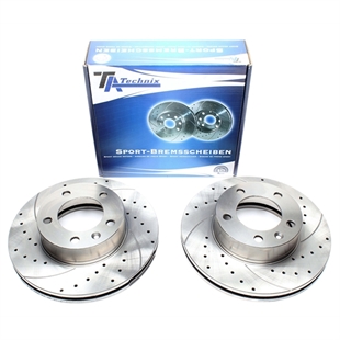 TA Technix Sport Bromsskivesats, Framaxel Opel Movano Box (F9)