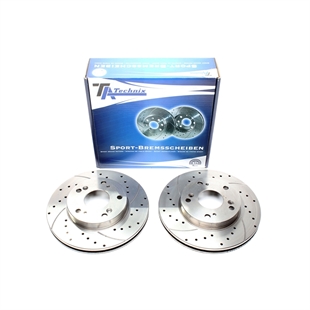 TA Technix Sport Bromsskivesats, Framaxel Honda Civic VII Hatchback (EU, EP, EV)