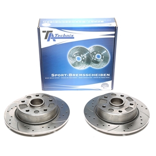TA Technix Sport Bromsskivesats, Bakaxel Mazda 626 III (GD)
