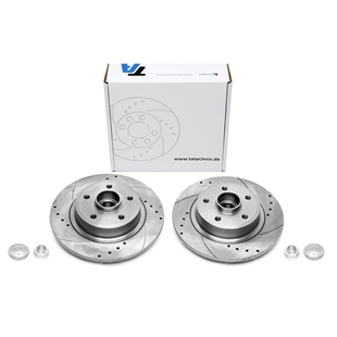 TA Technix Sport Bromsskivesats Utan Hjullager + Sensorring, Bakaxel Renault Grand Scénic II (JM0/1)
