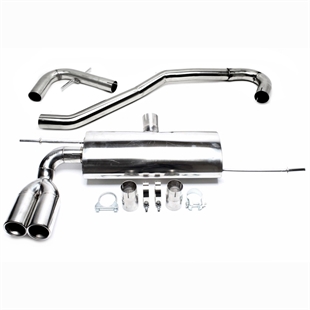 TA-Technix Duplex Catback Avgassystem i rostfri stål Audi A3 8P