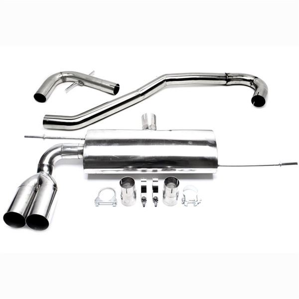 TA-Technix Duplex Catback Avgassystem i rostfri stål Audi A3 8P