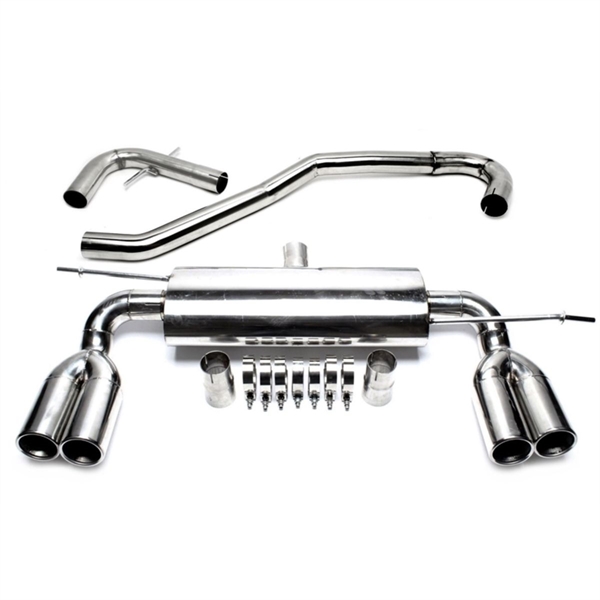 TA-Technix Duplex Catback Avgassystem i rostfri stål Audi A3 8P