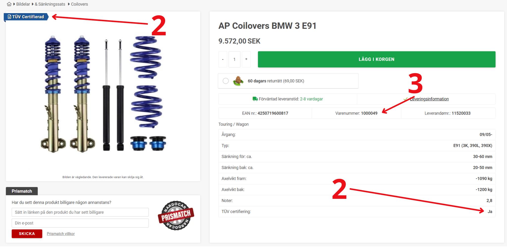 Steg-för-steg-guide för att beställa TUV