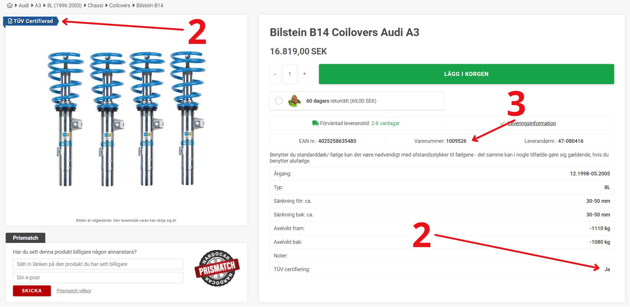 Steg-för-steg-guide för att beställa TUV