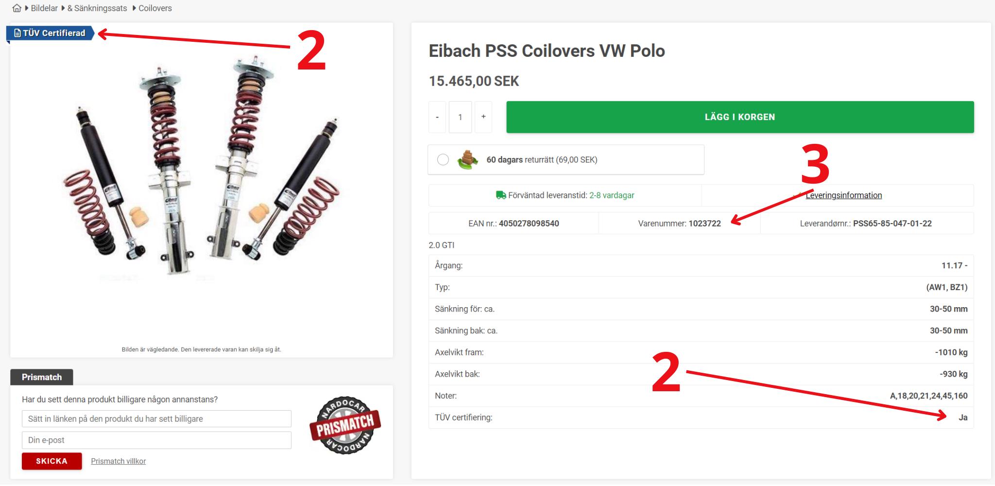 Steg-för-steg-guide för att beställa TUV