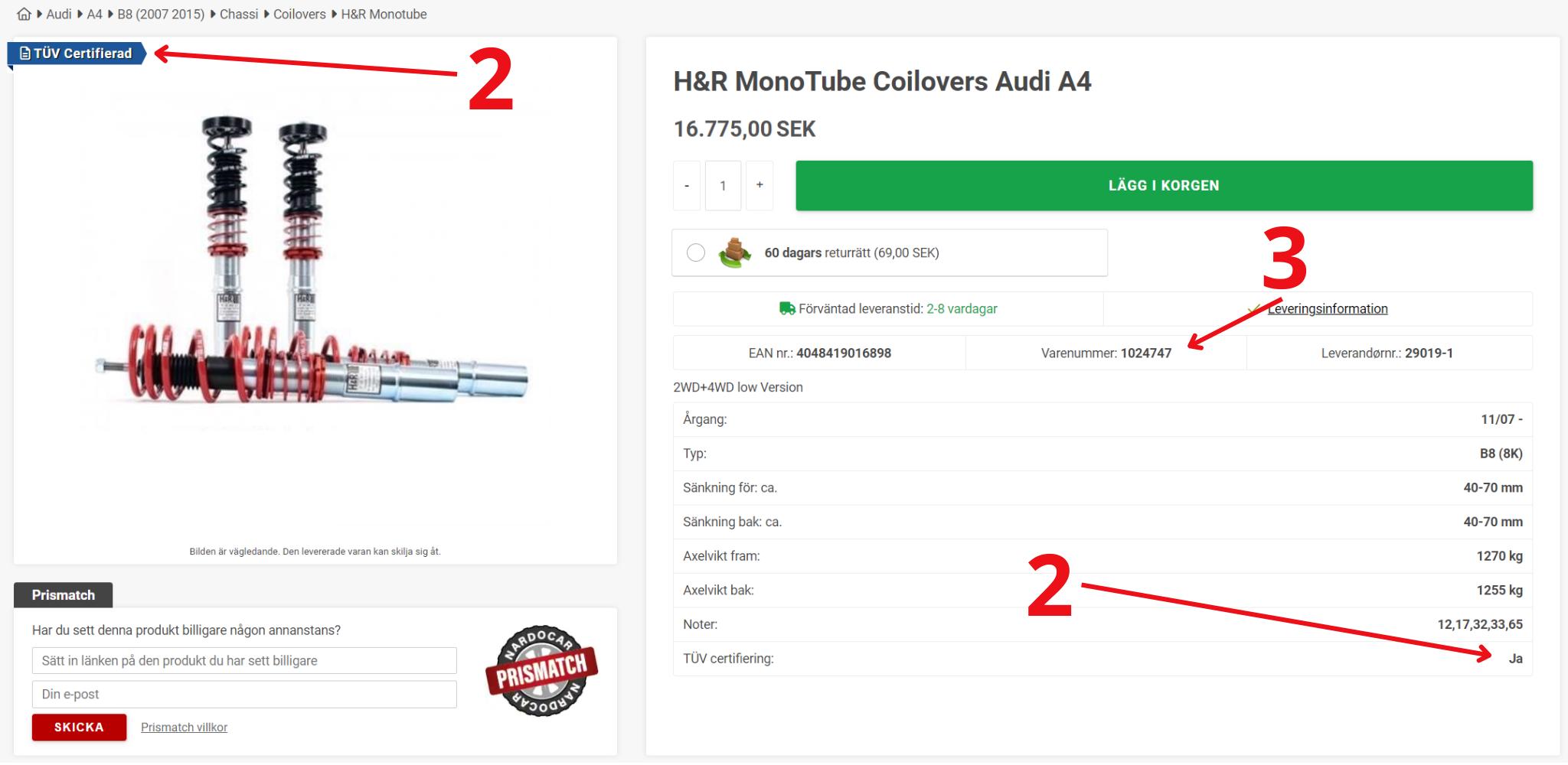 Steg-för-steg-guide för att beställa TUV