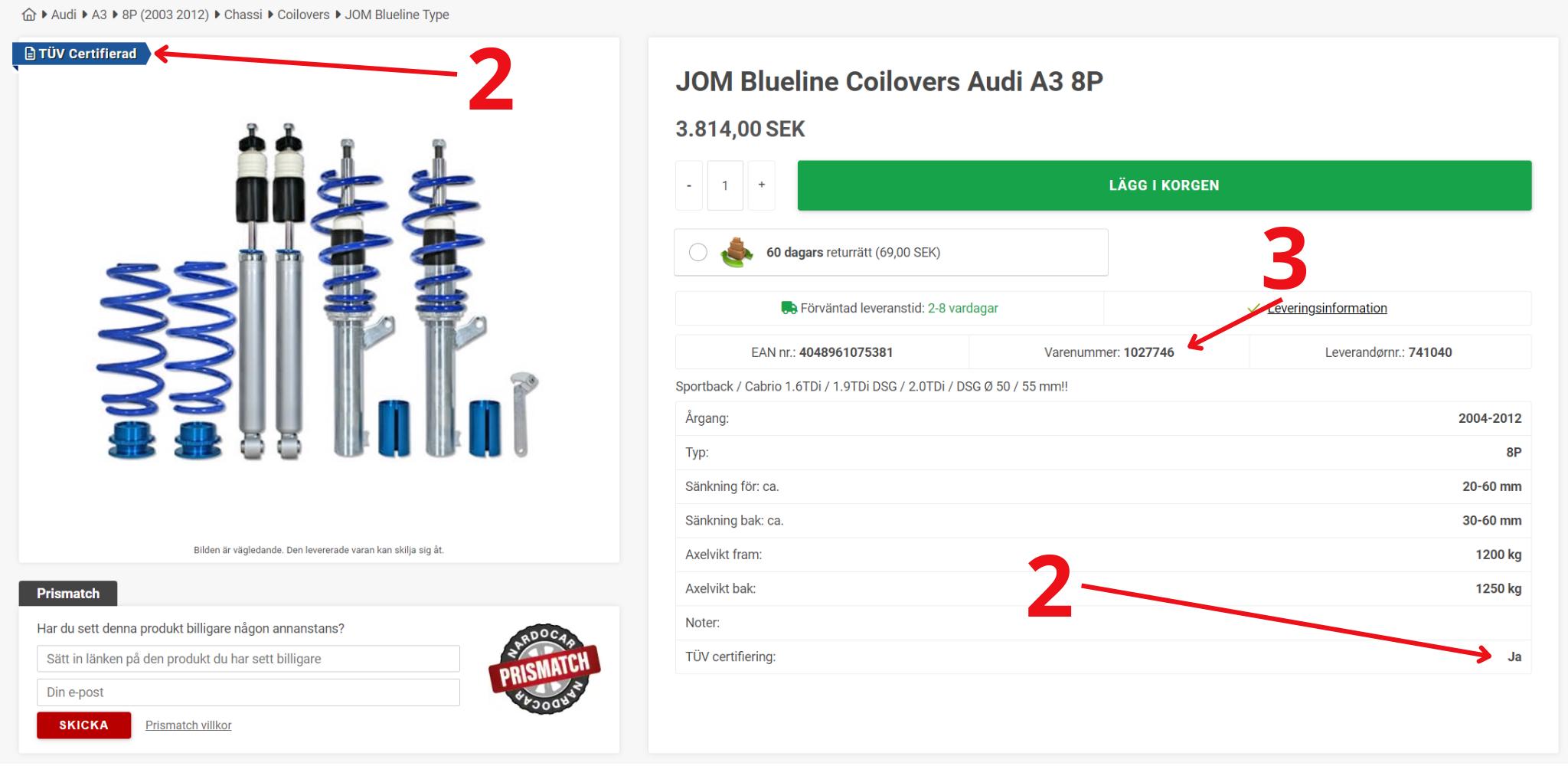 Steg-för-steg-guide för att beställa TUV
