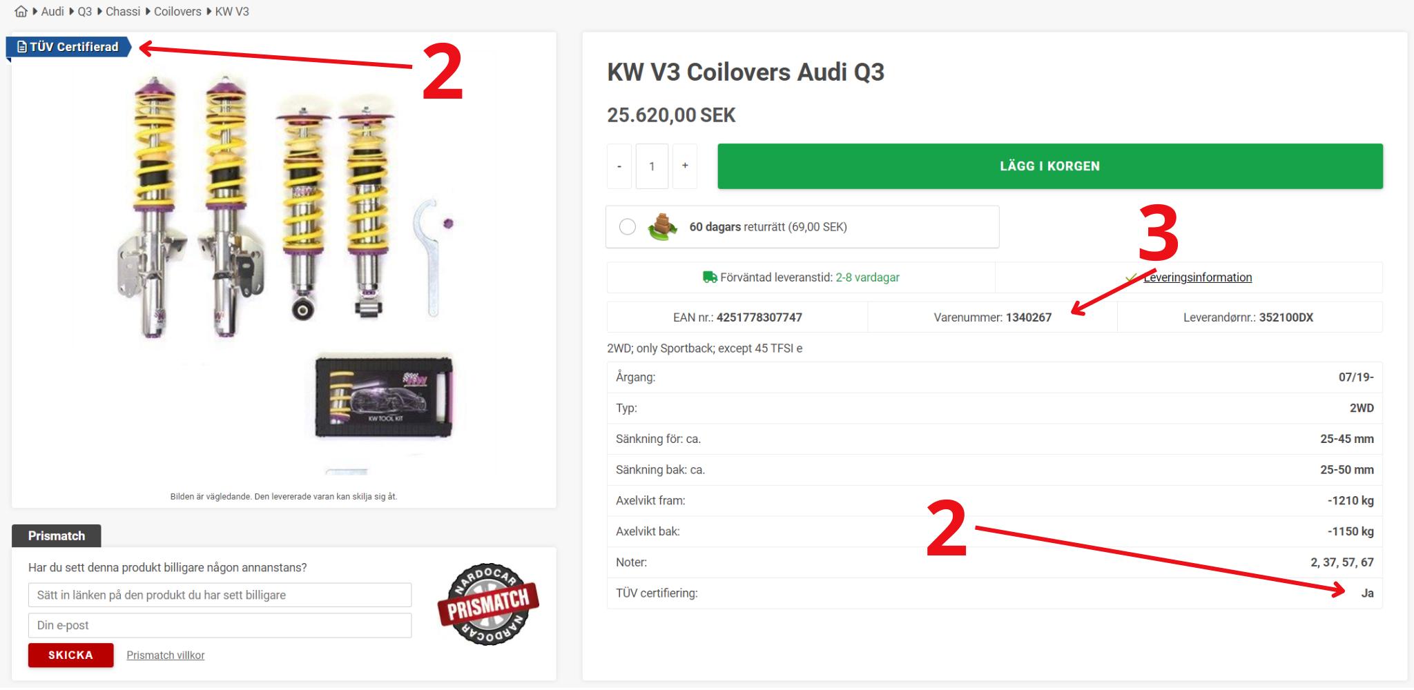 Steg-för-steg-guide för att beställa TUV
