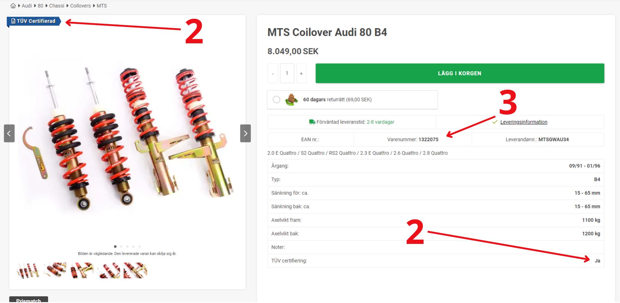 Steg-för-steg-guide för att beställa TUV