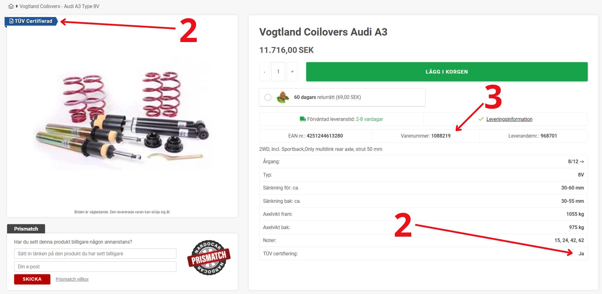 Steg-för-steg-guide för att beställa TUV