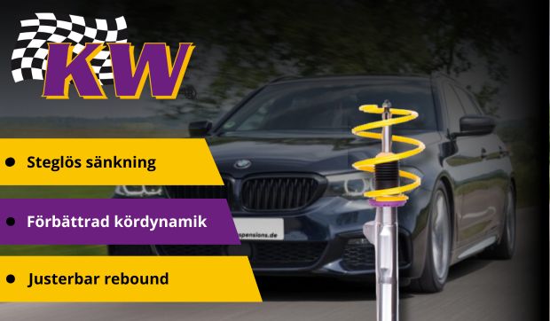 KW V2 Comfort Coilovers till BMW 5-Serie E39